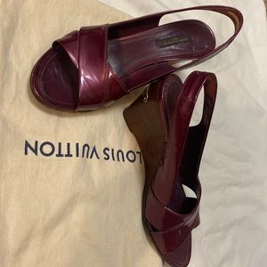 Louis Vuitton Patent Leather Sandal